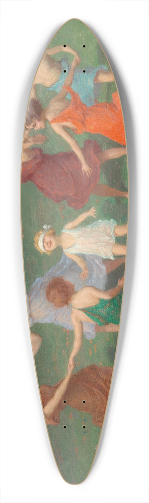 Simon Glcklich - Blinde Kuh 39.3 inch art pintail longboard deck