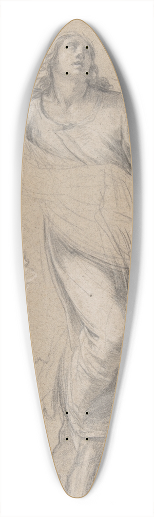 Simon Vouet - St. Louis in Glory 39.3 inch art pintail longboard deck