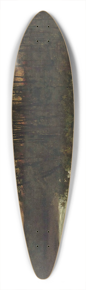 Sir Alfred East - Where Rapids Roar 39.3 inch art pintail longboard deck