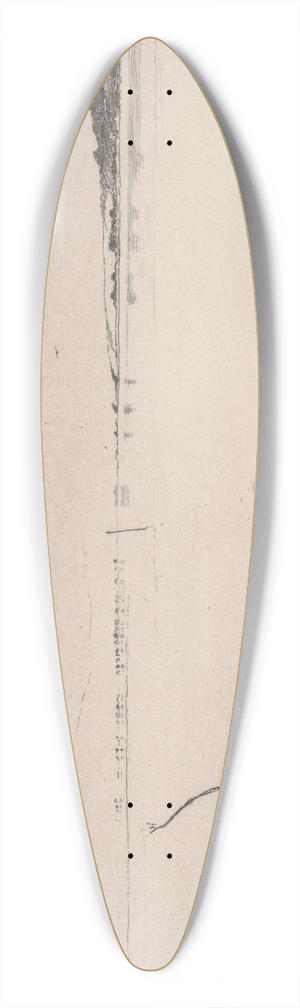 Sir Frank Short - The Solway at Midday 39.3 inch art pintail longboard deck