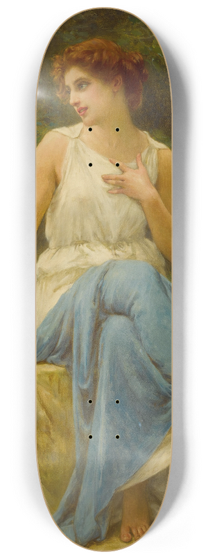 Guillaume Seignac - Portrait Of A Seated Woman 8.25 inch art skate deck