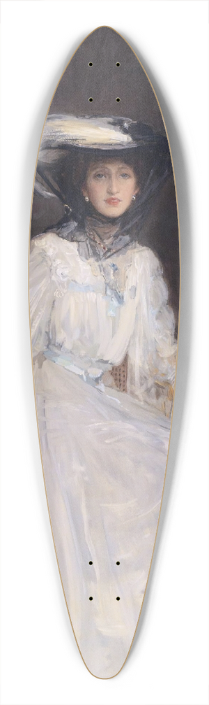 Sir John Lavery - Evelyn Farquhar 39.3 inch art pintail longboard deck