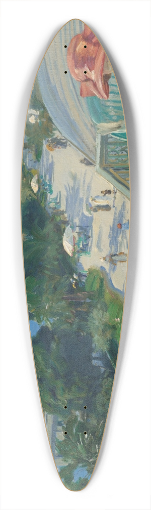 Sir John Lavery - The Terrace, Cap dAil 39.3 inch art pintail longboard deck