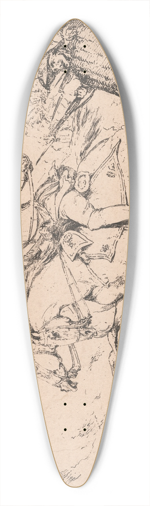 Sir Robert Kerr Porter - Charge 39.3 inch art pintail longboard deck