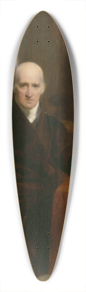 Sir Thomas Lawrence - Benjamin West, P.R.A. 39.3 inch art pintail longboard deck