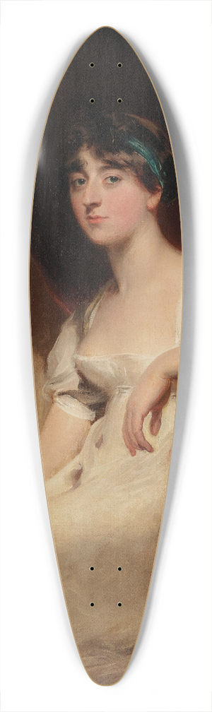 Sir Thomas Lawrence - Miss Harriet Clements 39.3 inch art pintail longboard deck