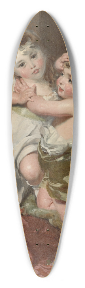 Sir Thomas Lawrence - The proffered kiss 39.3 inch art pintail longboard deck