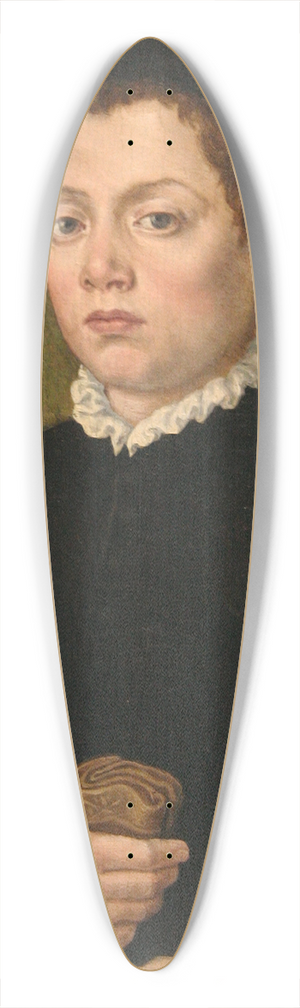 Sofonisba Anguissola - Young Man 39.3 inch art pintail longboard deck