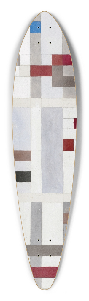 Sophie Taeuber-Arp - Vertical-Horizontal Composition 39.3 inch art pintail longboard deck