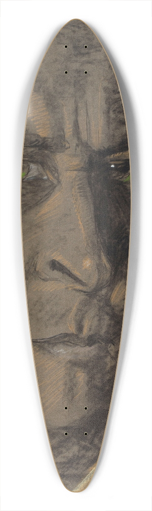 Stanisaw Ignacy Witkiewicz - Self-portrait 39.3 inch art pintail longboard deck