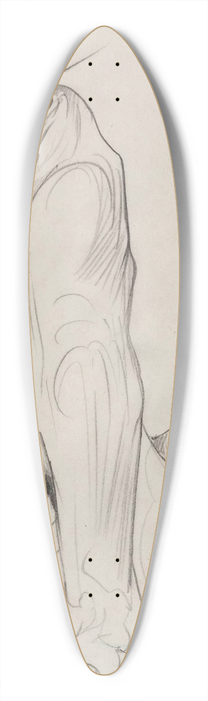 Stanisaw Ignacy Witkiewicz - Symbolic composition with three figures 39.3 inch art pintail longboard deck