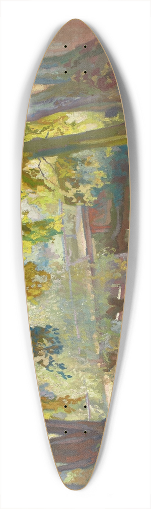 Stanisaw Kamocki - Day in Autumn 39.3 inch art pintail longboard deck