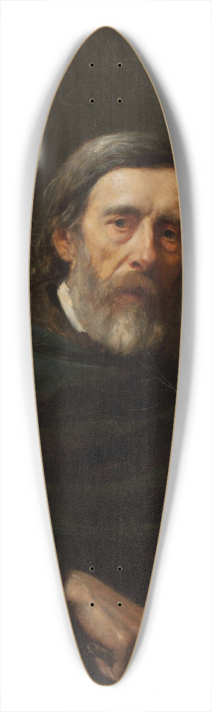 Stanisaw Rostworowski - Portrait of Aleksander Stankiewicz, painter 39.3 inch art pintail longboard deck