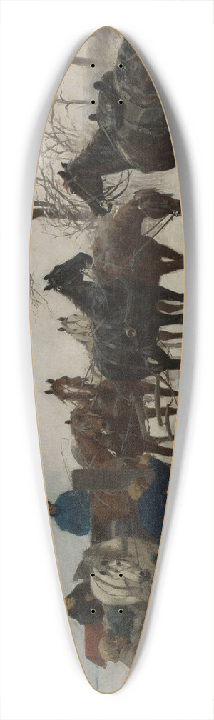 Stanisaw Witkiewicz - Narrow gate 39.3 inch art pintail longboard deck