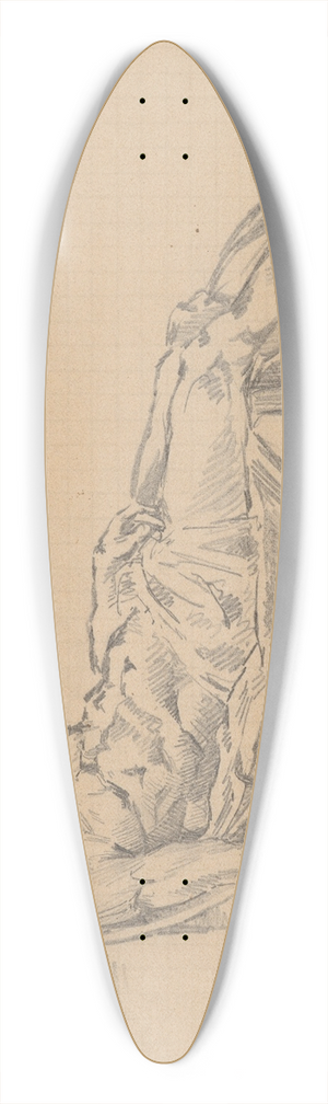 Stanisaw Wyspiaski - Dead Christ from the drawing attributed to Raphael 39.3 inch art pintail longboard deck