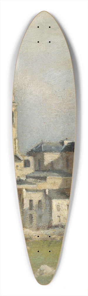 Stanislas Lpine - Environs de Caen 39.3 inch art pintail longboard deck