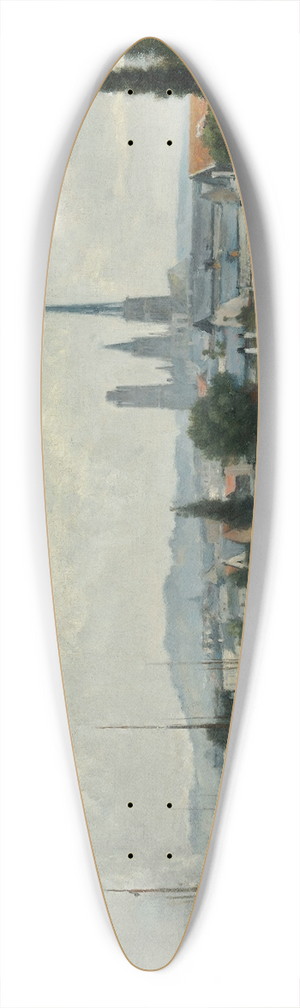 Stanislas Lpine - La Seine  Rouen 39.3 inch art pintail longboard deck