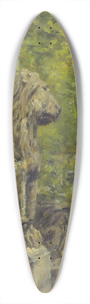 Stanislas Lpine - Square de Cluny, Paris 39.3 inch art pintail longboard deck
