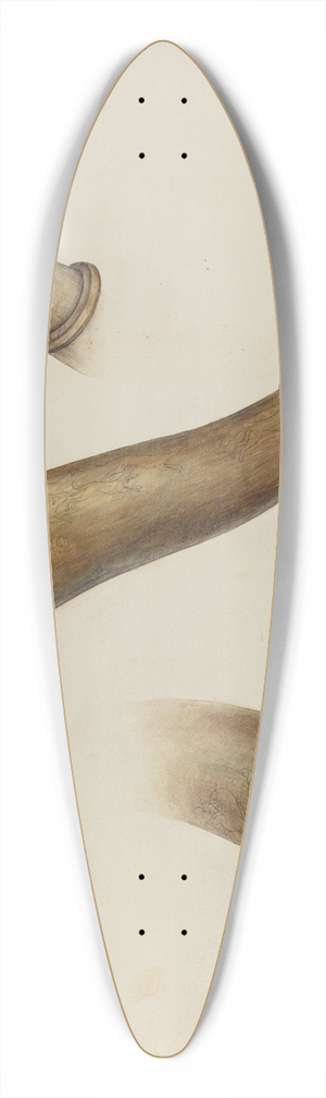 Stanley Mazur - Hunting Horn 39.3 inch art pintail longboard deck