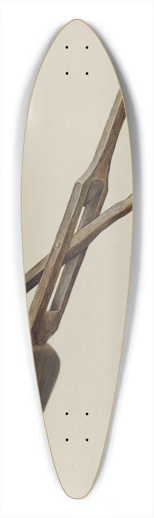 Stanley Mazur - Tongs 39.3 inch art pintail longboard deck