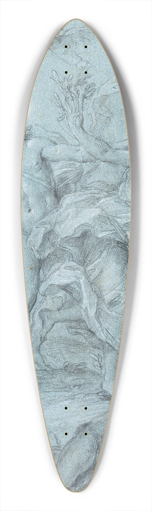 Stefano Pozzi - Apollo and Daphne 39.3 inch art pintail longboard deck