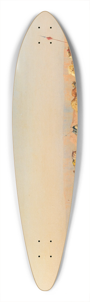 Stefano Ussi - A Caravan Resting 39.3 inch art pintail longboard deck