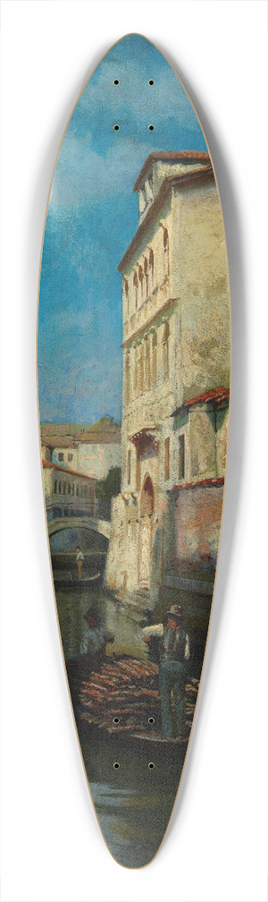 Stefan Popowski - Venice 39.3 inch art pintail longboard deck