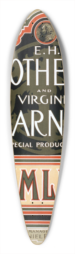 Strobridge and Co - Hamlet 39.3 inch art pintail longboard deck