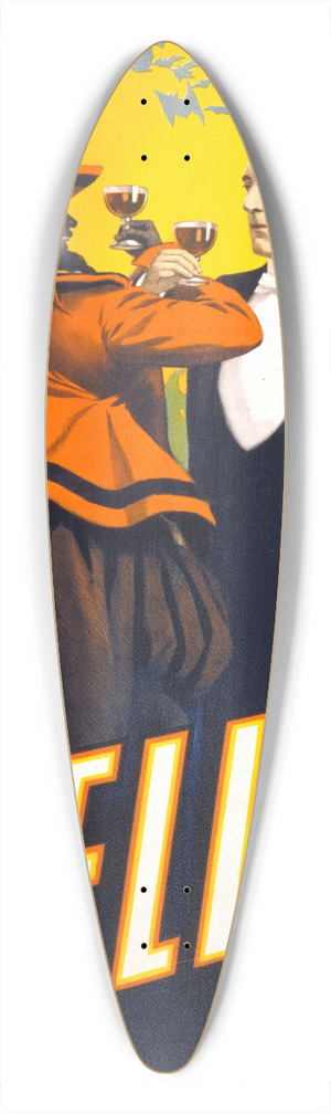 Strobridge & Co. Lith. - Kellar 39.3 inch art pintail longboard deck