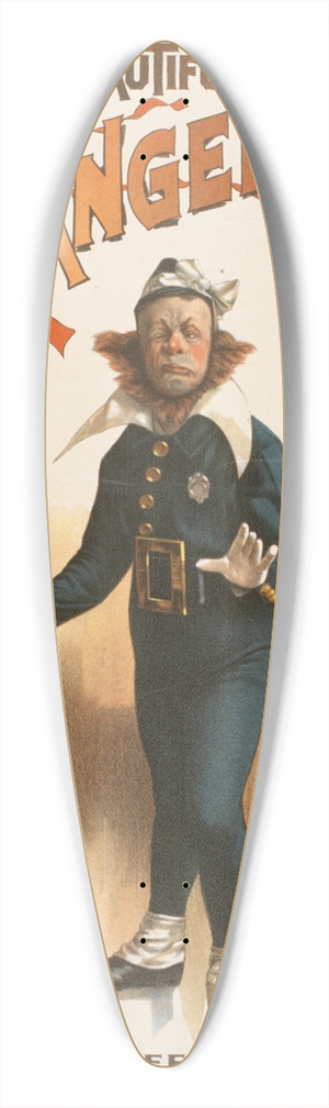 Strobridge & Co. Lith. - Rices beautiful Evangeline 39.3 inch art pintail longboard deck