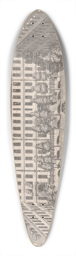 Sutton Nicholls - Devonshire Square 39.3 inch art pintail longboard deck