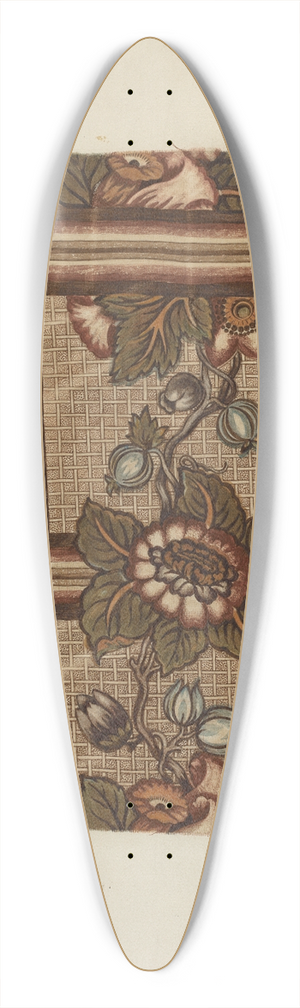 Suzanne Roy - Printed Cotton 39.3 inch art pintail longboard deck
