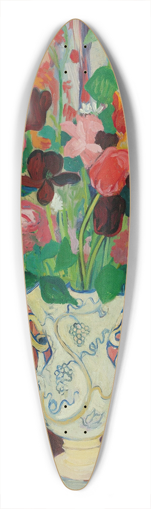 Suzanne Valadon - Bouquet De Tulipes 39.3 inch art pintail longboard deck