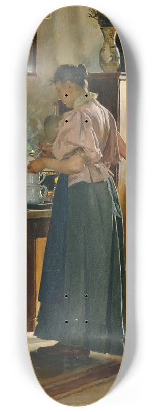 Gustav August Hessl - Vesperzeit 8.25 inch art skate deck