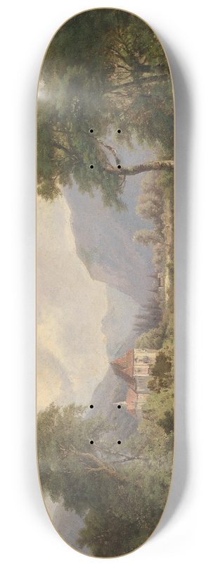 Gustav Barbarini - Partie beim Schloss 8.25 inch art skate deck