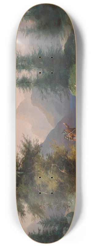 Gustav Barbarini - Schne Aussicht 8.25 inch art skate deck