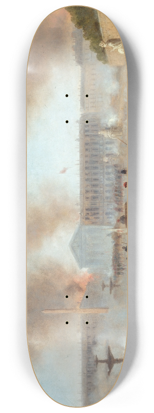 Gustave Boulanger - pisode de la Commune, place de la Concorde 8.25 inch art skate deck