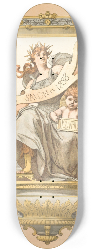 Gustave Boulanger - Salon de 1888 8.25 inch art skate deck