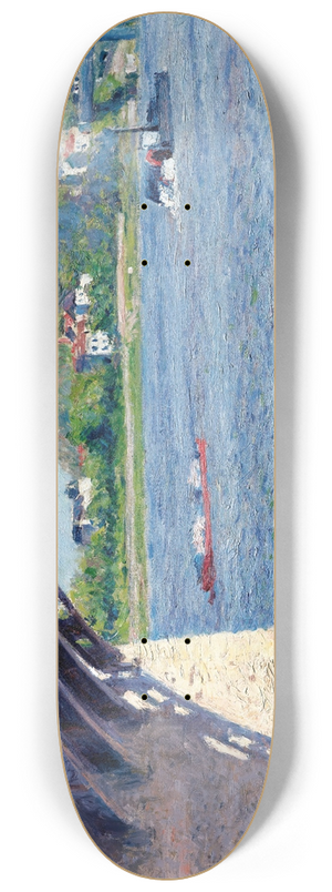 Gustave Caillebotte - Le Pont Dargenteuil Et La Seine 8.25 inch art skate deck