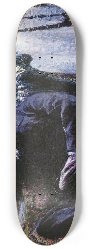 Gustave Caillebotte - Portrait de Georges Roman 8.25 inch art skate deck