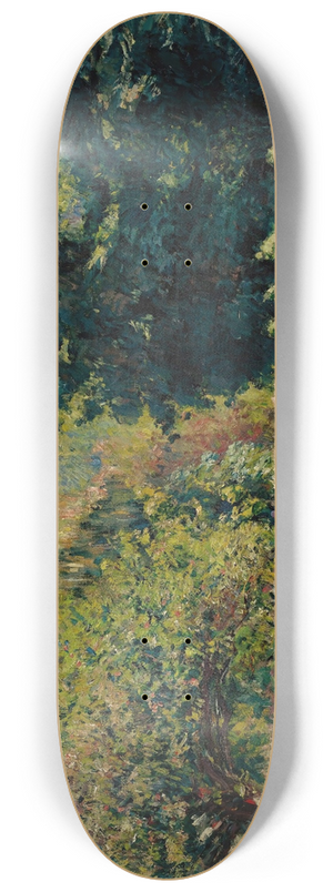 Gustave Caillebotte - Un Jardin Trouville 8.25 inch art skate deck