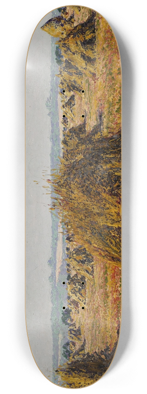 Gustave Cariot - Gerbes de bl Prigny 8.25 inch art skate deck