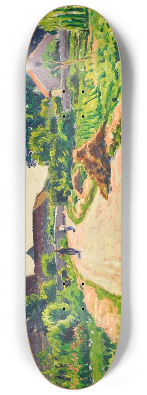 Gustave Cariot - Le chemin  Mandres 8.25 inch art skate deck