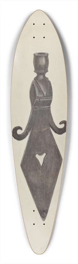 Sydney Roberts - Pipe 39.3 inch art pintail longboard deck