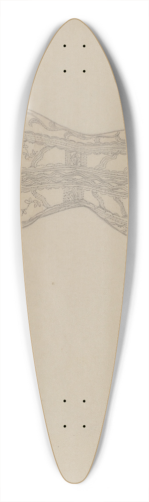 Sylvia De Zon - Corset 39.3 inch art pintail longboard deck