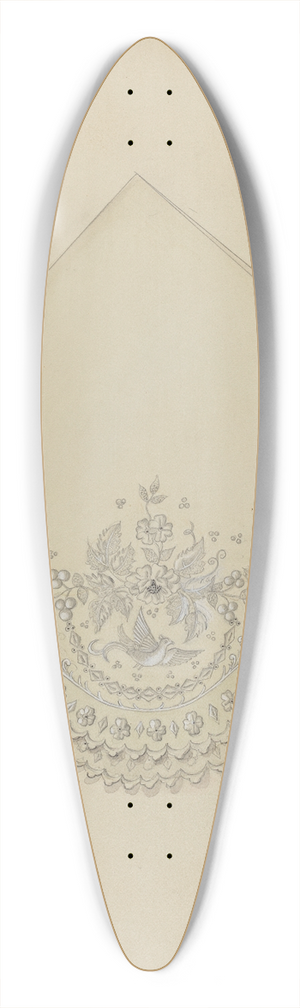 Sylvia De Zon - Mans Handkerchief 39.3 inch art pintail longboard deck