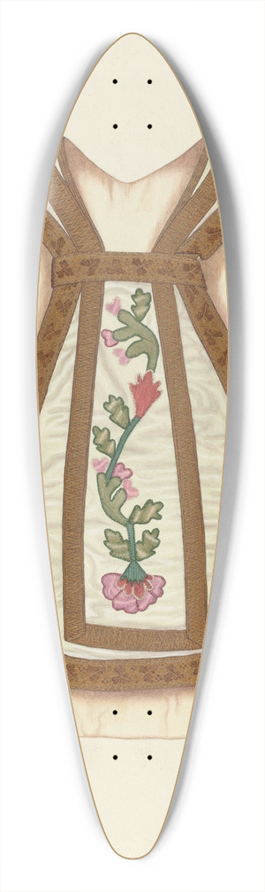 Syrena Swanson - Ecclesiastical Vestment 39.3 inch art pintail longboard deck