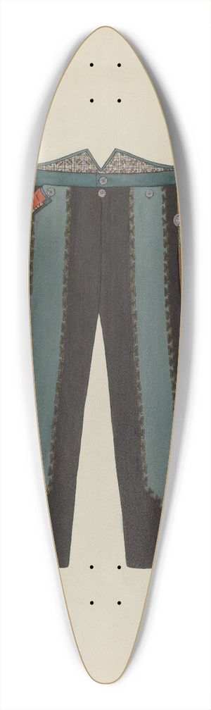 Syrena Swanson - Mans Trousers 39.3 inch art pintail longboard deck