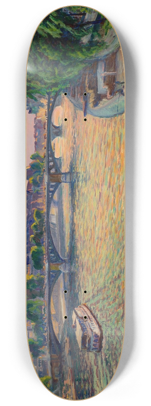 Gustave Cariot - Vue de Paris 8.25 inch art skate deck Gustave Cariot - Vue de Paris 8.25 inch art skate deck