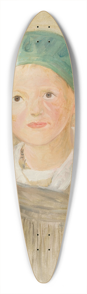 Tadeusz Makowski - Boy in a green cap 39.3 inch art pintail longboard deck